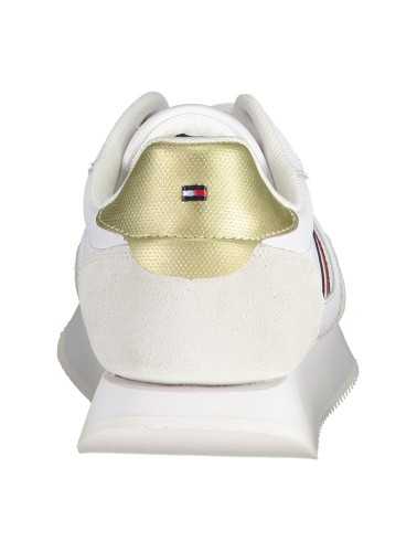 TOMMY HILFIGER WHITE WOMEN'S SPORTS SHOES