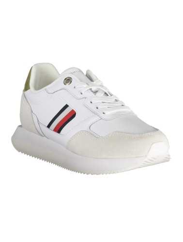 TOMMY HILFIGER WHITE WOMEN'S SPORTS SHOES