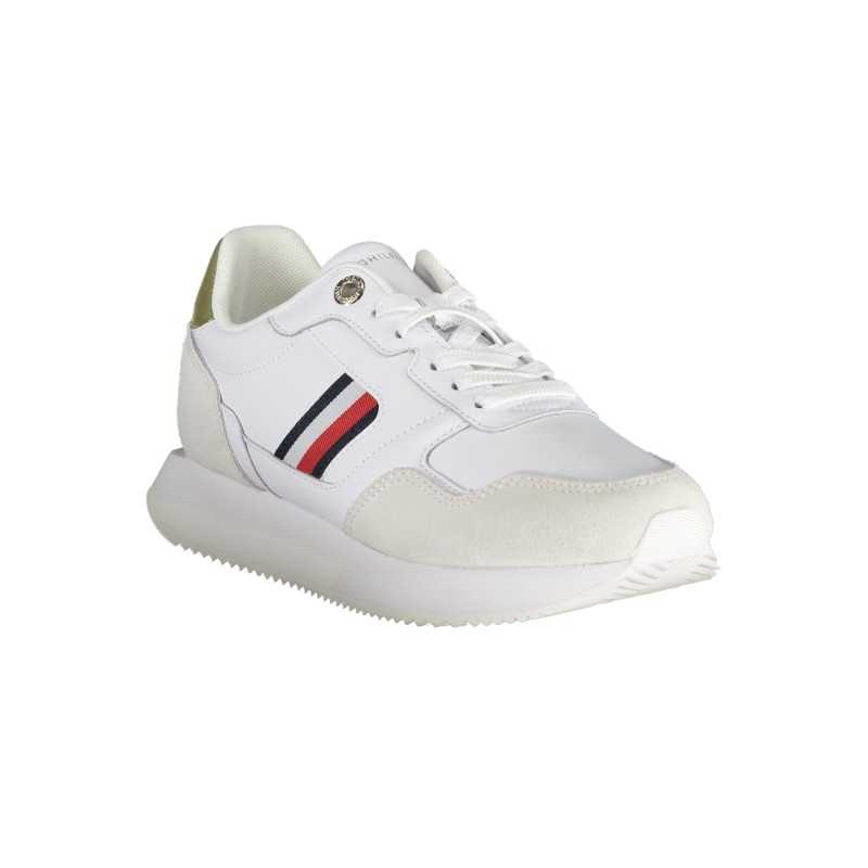 TOMMY HILFIGER WHITE WOMEN'S SPORTS SHOES