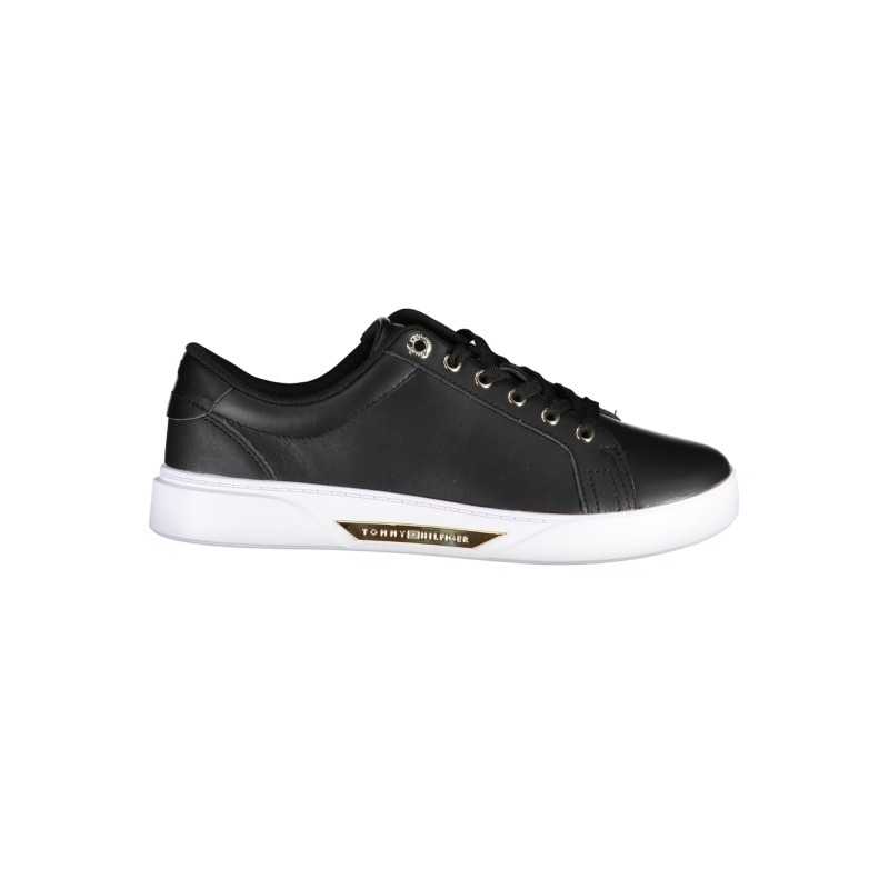 TOMMY HILFIGER BLACK WOMEN'S SPORTS SHOES