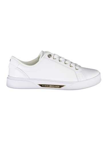 TOMMY HILFIGER WHITE WOMEN'S SPORTS SHOES