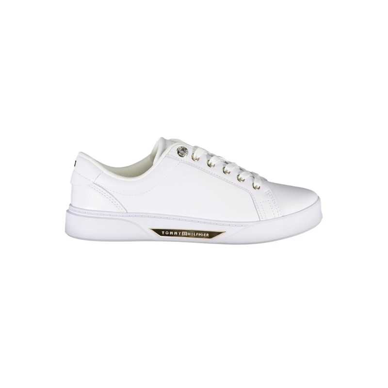 TOMMY HILFIGER WHITE WOMEN'S SPORTS SHOES