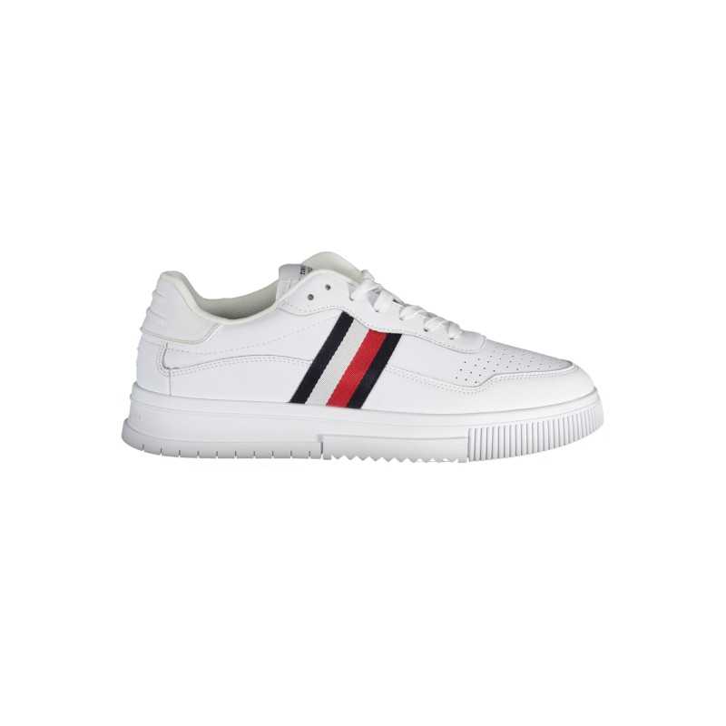 TOMMY HILFIGER MEN'S WHITE SPORTS SHOES