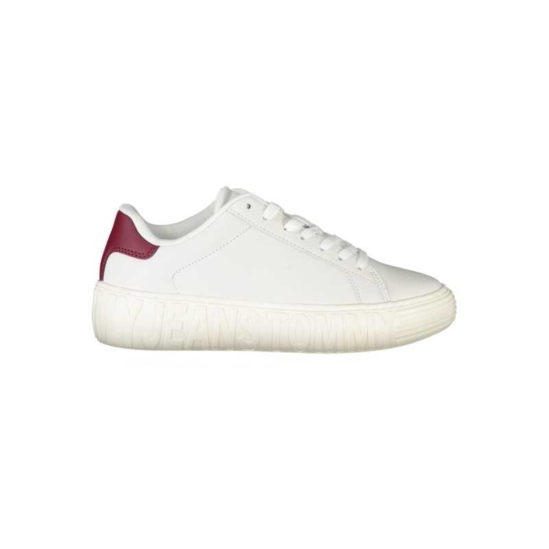 TOMMY HILFIGER WHITE WOMEN'S SPORTS SHOES