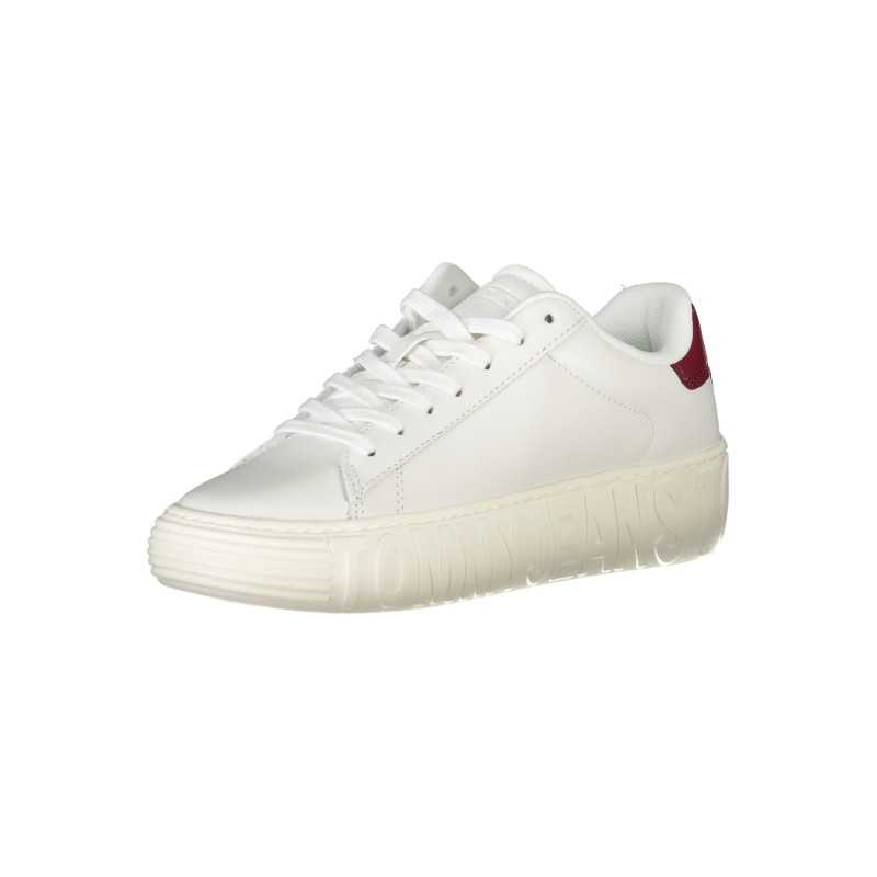 TOMMY HILFIGER WHITE WOMEN'S SPORTS SHOES