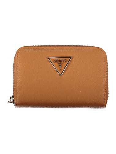 GUESS JEANS WOMEN'S WALLET BROWN