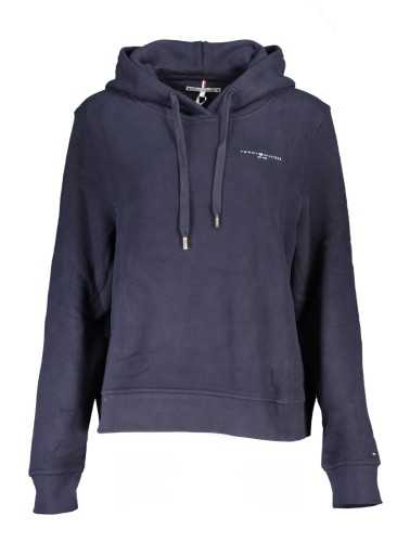 TOMMY HILFIGER WOMEN'S BLUE ZIPLESS SWEATSHIRT