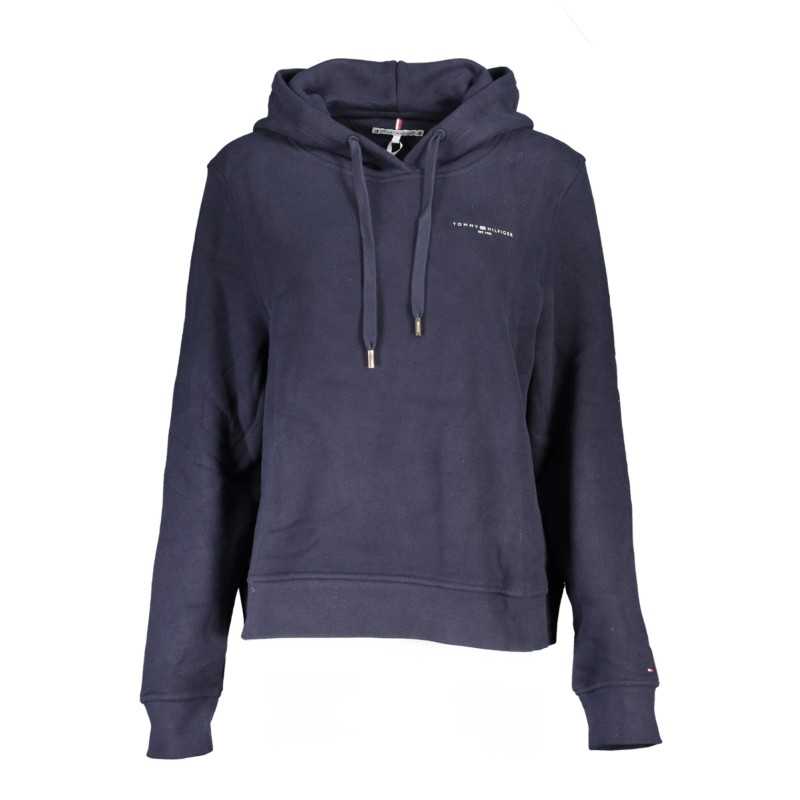 TOMMY HILFIGER WOMEN'S BLUE ZIPLESS SWEATSHIRT