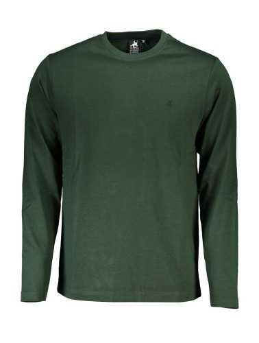 US GRAND POLO MEN'S LONG SLEEVE T-SHIRT GREEN