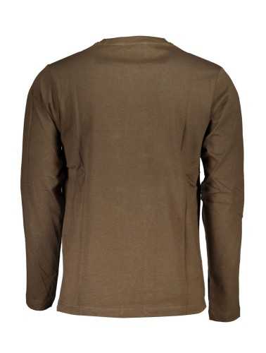 US GRAND POLO MEN'S LONG SLEEVE T-SHIRT BROWN