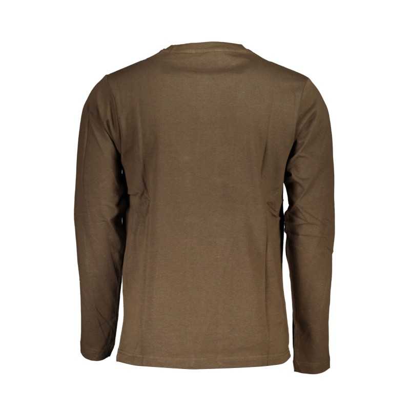 US GRAND POLO MEN'S LONG SLEEVE T-SHIRT BROWN