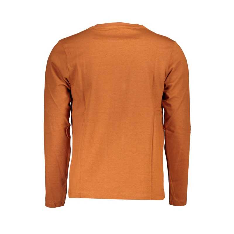 US GRAND POLO MEN'S LONG SLEEVE T-SHIRT BROWN