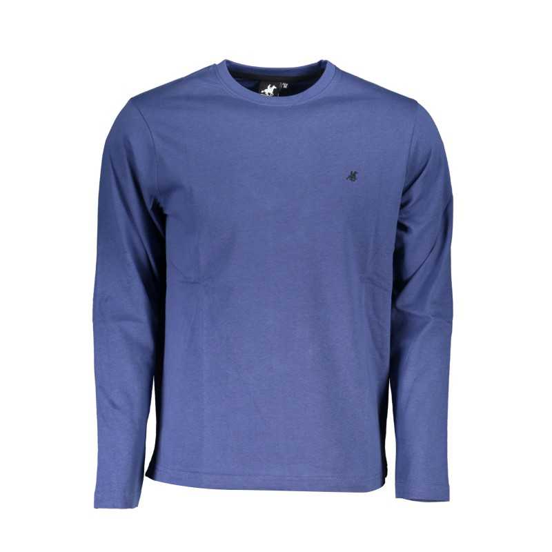 US GRAND POLO MEN'S LONG SLEEVE T-SHIRT BLUE