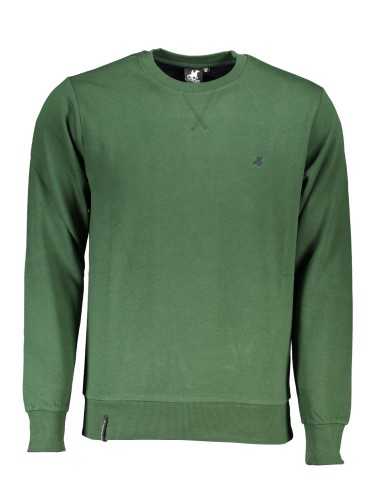 US GRAND POLO MEN'S GREEN ZIPLESS SWEATSHIRT