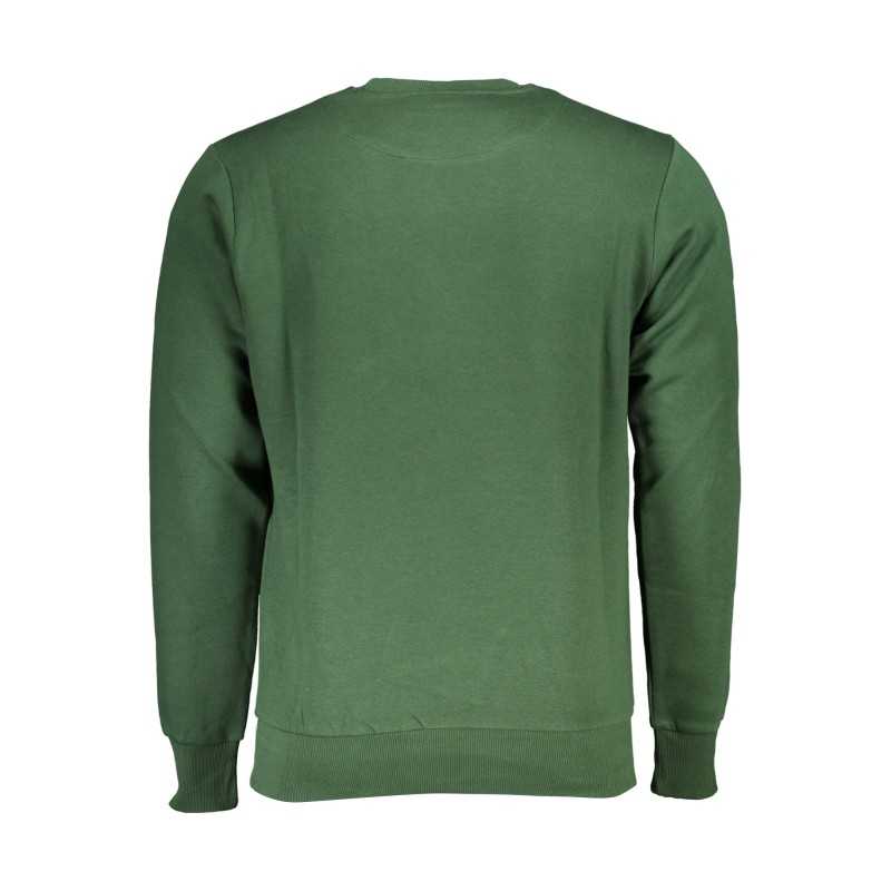 US GRAND POLO MEN'S GREEN ZIPLESS SWEATSHIRT