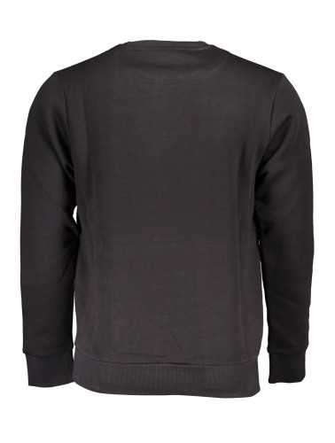 US GRAND POLO MEN'S BLACK ZIP-OUT SWEATSHIRT