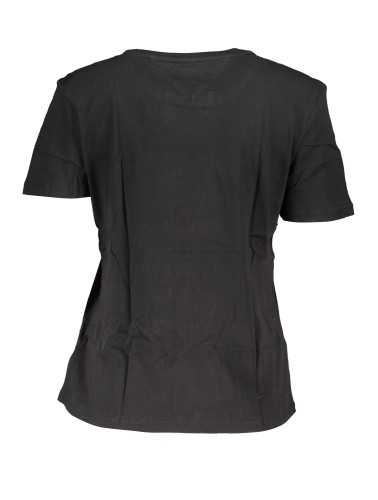 TOMMY HILFIGER T-SHIRT MANICHE CORTE DONNA NERO