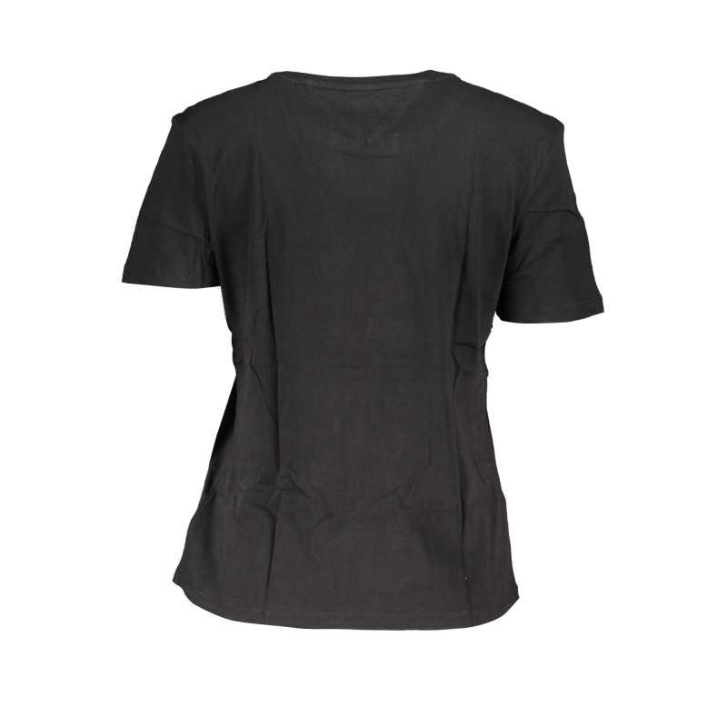 TOMMY HILFIGER T-SHIRT MANICHE CORTE DONNA NERO