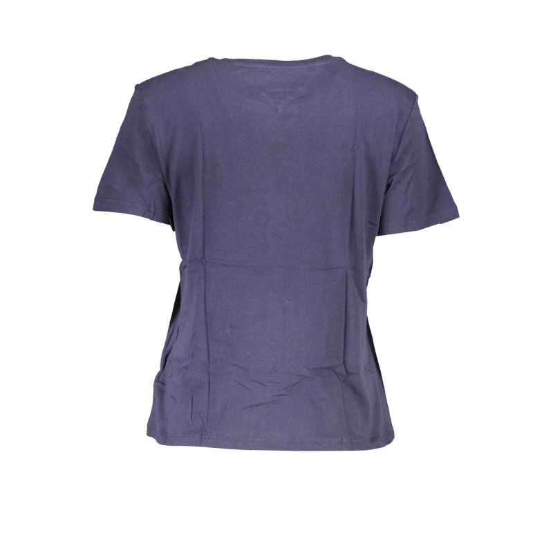 TOMMY HILFIGER T-SHIRT MANICHE CORTE DONNA BLU