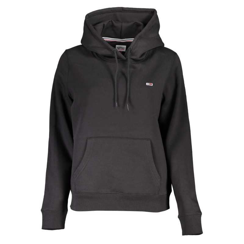 TOMMY HILFIGER WOMEN'S ZIPLESS SWEATSHIRT BLACK