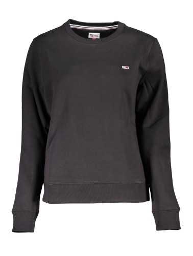 TOMMY HILFIGER WOMEN'S ZIPLESS SWEATSHIRT BLACK