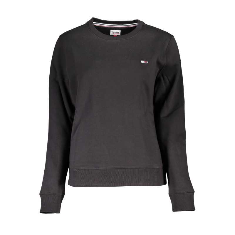 TOMMY HILFIGER WOMEN'S ZIPLESS SWEATSHIRT BLACK