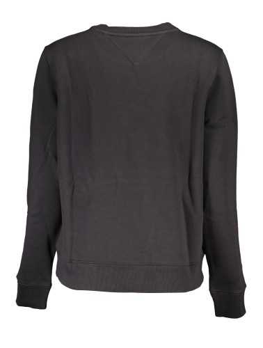 TOMMY HILFIGER WOMEN'S ZIPLESS SWEATSHIRT BLACK