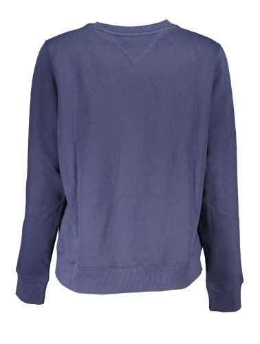 TOMMY HILFIGER WOMEN'S BLUE ZIPLESS SWEATSHIRT