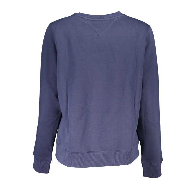 TOMMY HILFIGER WOMEN'S BLUE ZIPLESS SWEATSHIRT