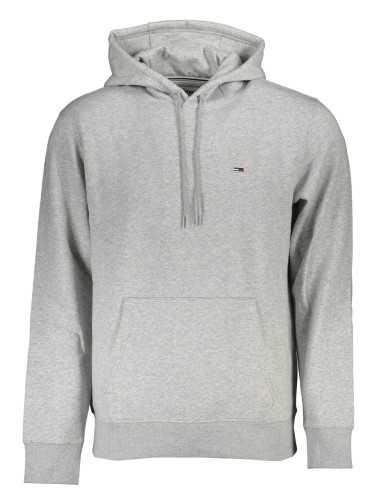 TOMMY HILFIGER MEN'S GRAY ZIPLESS SWEATSHIRT