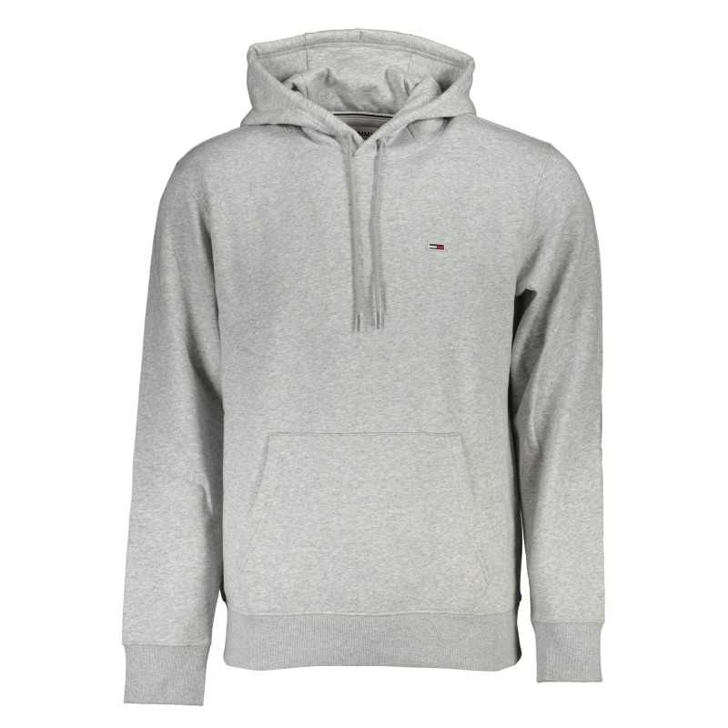 TOMMY HILFIGER MEN'S GRAY ZIPLESS SWEATSHIRT