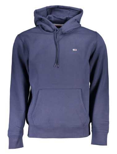 TOMMY HILFIGER MEN'S BLUE ZIPLESS SWEATSHIRT