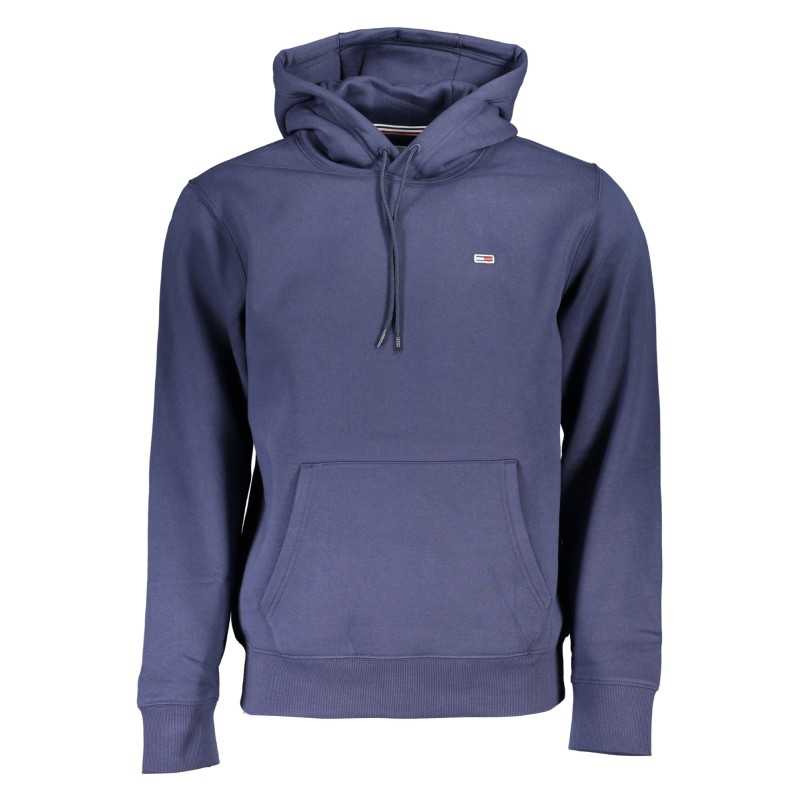 TOMMY HILFIGER MEN'S BLUE ZIPLESS SWEATSHIRT