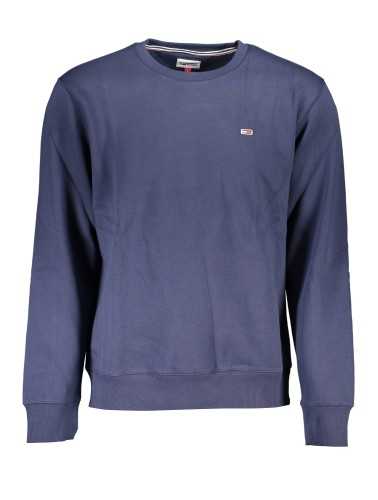 TOMMY HILFIGER MEN'S BLUE ZIPLESS SWEATSHIRT