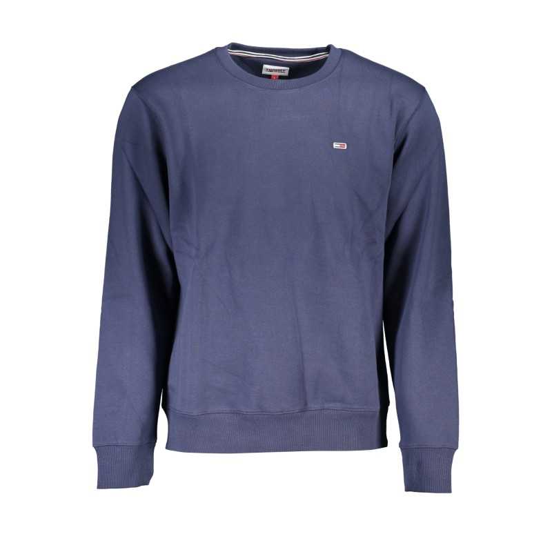 TOMMY HILFIGER MEN'S BLUE ZIPLESS SWEATSHIRT