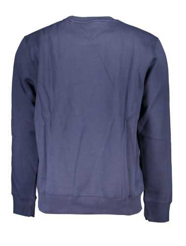 TOMMY HILFIGER MEN'S BLUE ZIPLESS SWEATSHIRT