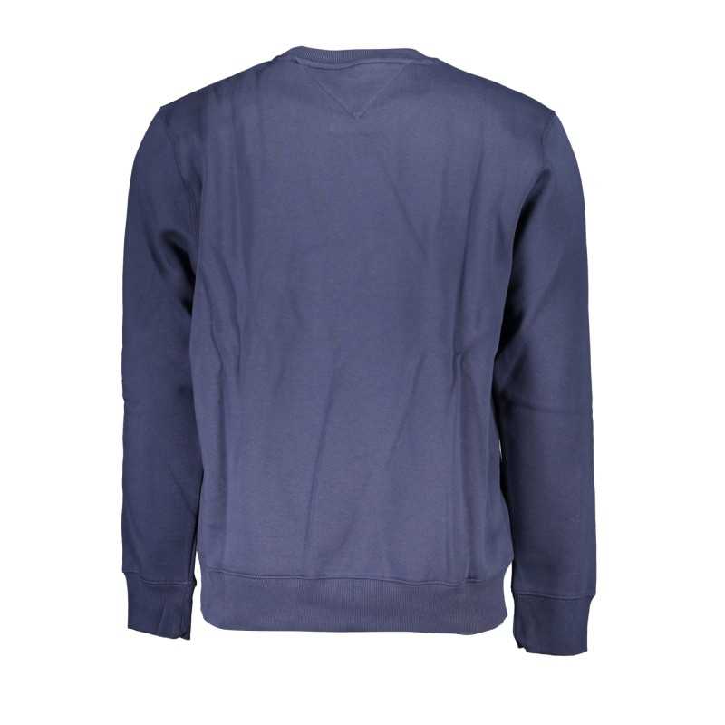 TOMMY HILFIGER MEN'S BLUE ZIPLESS SWEATSHIRT