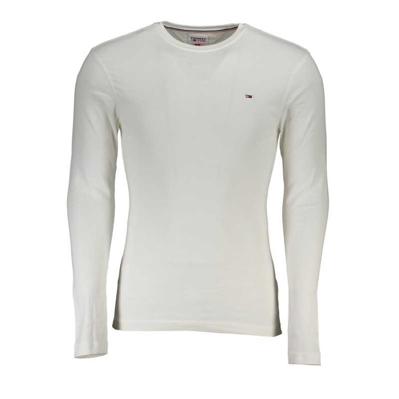 TOMMY HILFIGER MEN'S LONG SLEEVE T-SHIRT WHITE