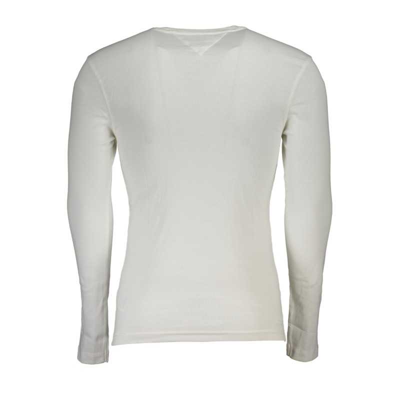 TOMMY HILFIGER MEN'S LONG SLEEVE T-SHIRT WHITE