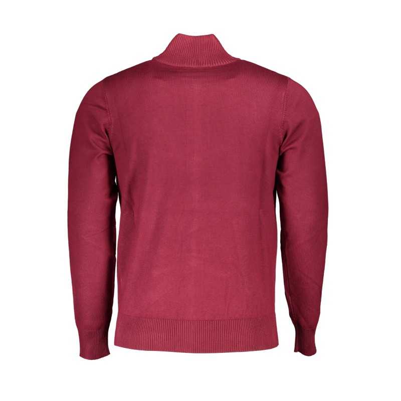 US GRAND POLO MEN'S RED CARDIGAN