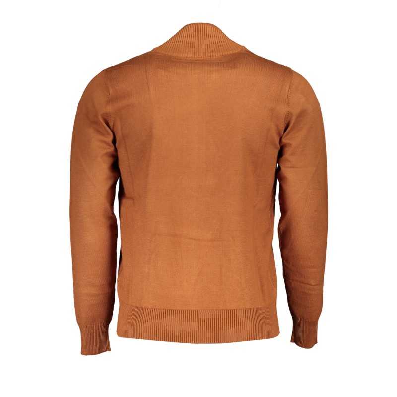 US GRAND POLO CARDIGAN MEN'S BROWN