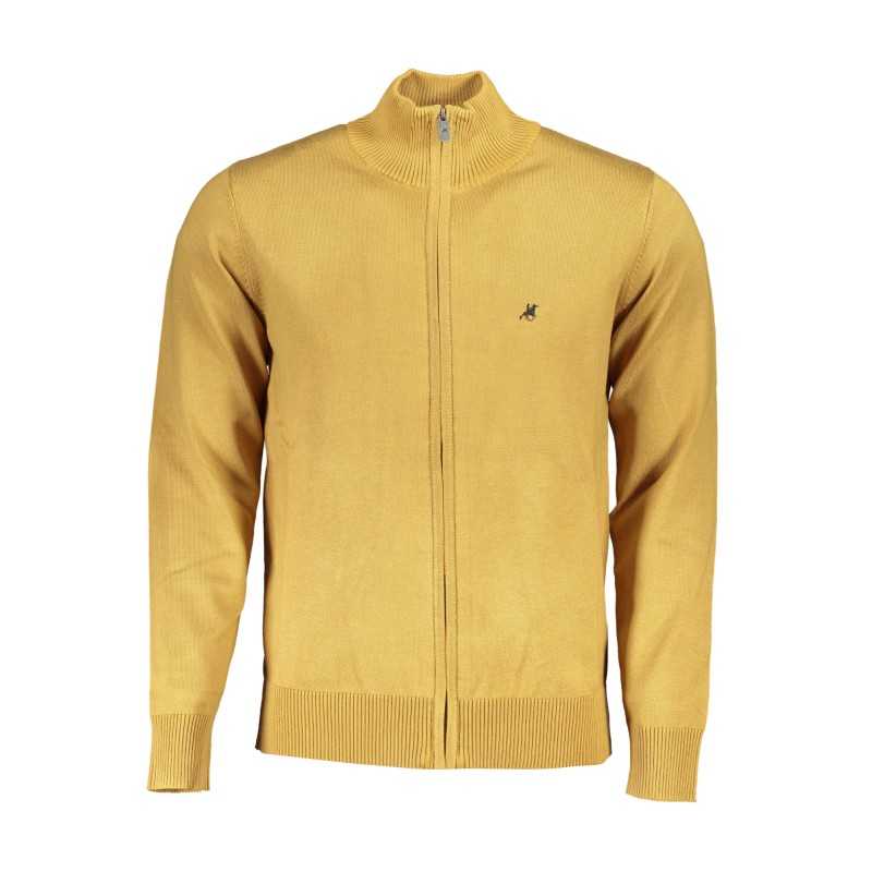 US GRAND POLO YELLOW MEN'S CARDIGAN