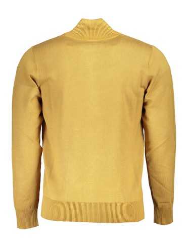 US GRAND POLO YELLOW MEN'S CARDIGAN