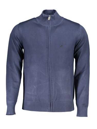 US GRAND POLO CARDIGAN MEN'S BLUE