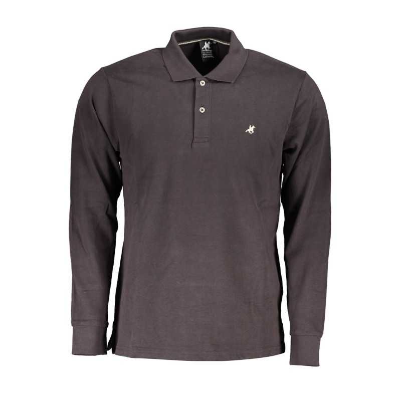 US GRAND POLO MEN'S LONG SLEEVED POLO GRAY