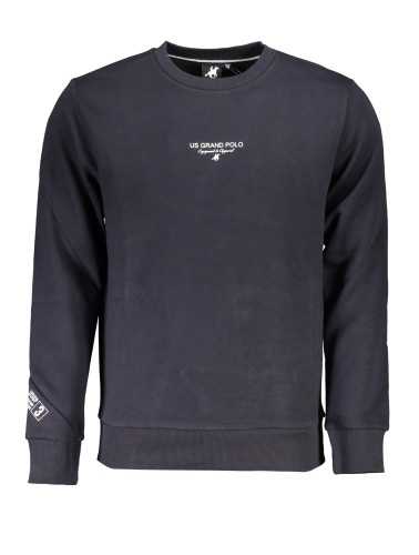 US GRAND POLO MEN'S BLUE ZIPLESS SWEATSHIRT