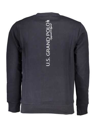 US GRAND POLO MEN'S BLUE ZIPLESS SWEATSHIRT