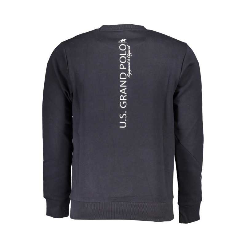 US GRAND POLO MEN'S BLUE ZIPLESS SWEATSHIRT