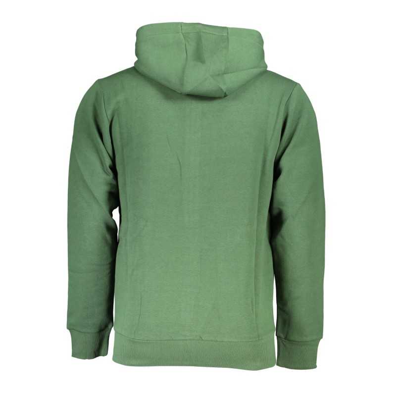 US GRAND POLO MEN'S GREEN ZIP SWEATSHIRT