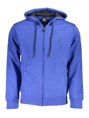 US GRAND POLO MEN'S BLUE ZIP SWEATSHIRT